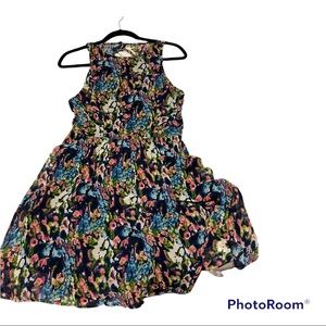 Lush beautiful mini floral dress